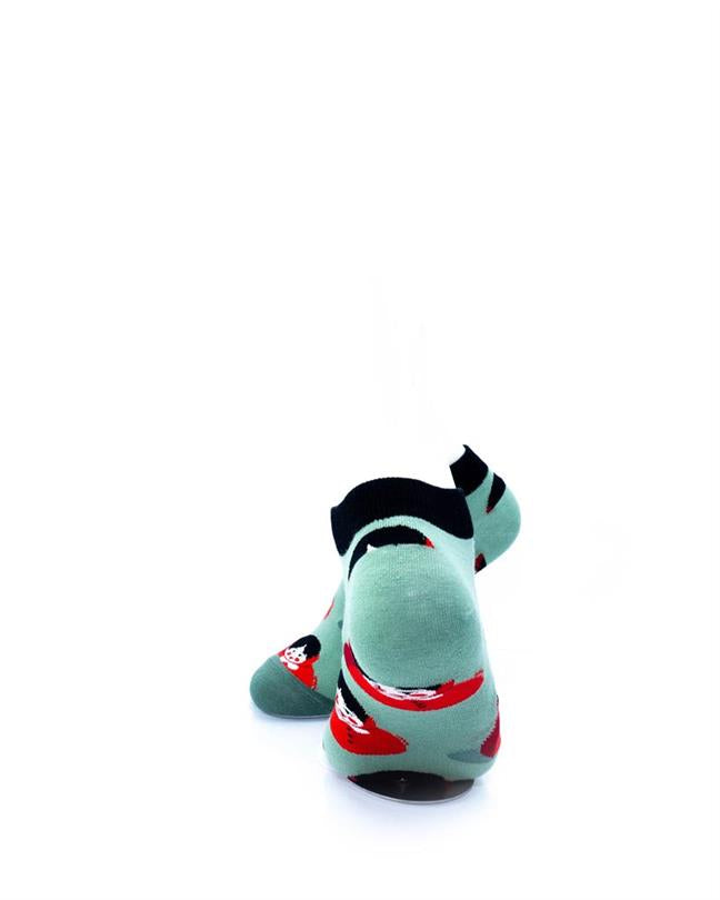 cooldesocks little red riding hood ankle socks rear view image