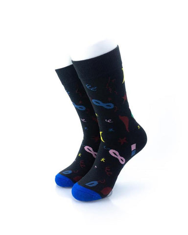 cooldesocks masquerade crew socks front view image