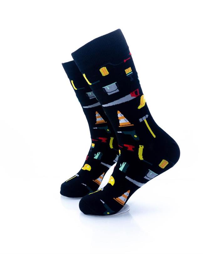 cooldesocks mechanic tools crew socks left view image