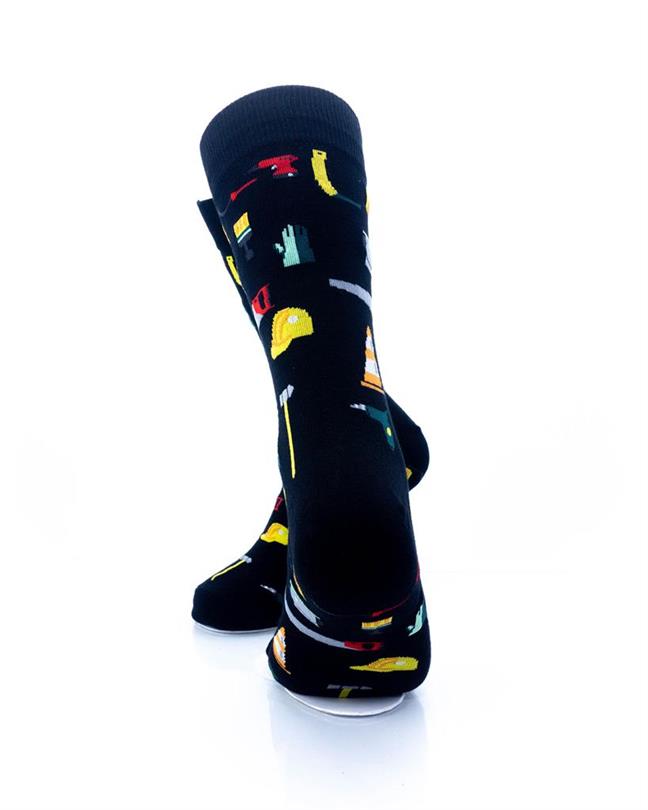 cooldesocks mechanic tools crew socks rear view image