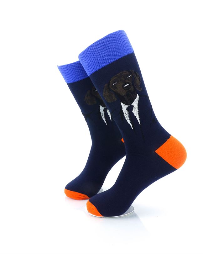 cooldesocks mister labrador crew socks left view image