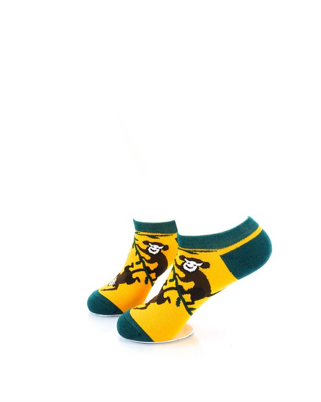 cooldesocks monkey forest liner socks left view image