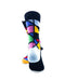 cooldesocks mosaic stained glass crew socks rear view image