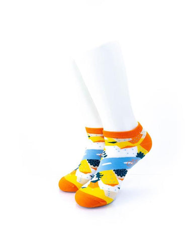 cooldesocks mountain biking ankle socks front view image