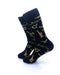cooldesocks music brass instruments crew socks left view image