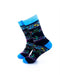 cooldesocks music notes quarter socks left view image