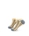 cooldesocks mustache khaki ankle socks left view image