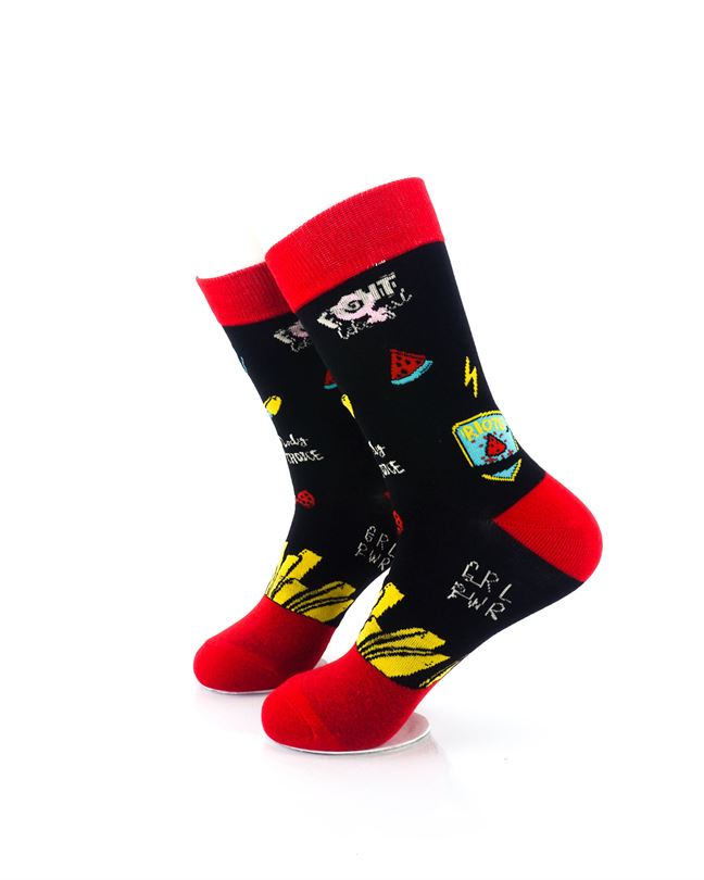 cooldesocks my body my choice crew socks left view image