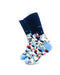 cooldesocks mykonos night sky crew socks left view image