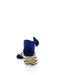 cooldesocks neo army blue ankle socks rear view image