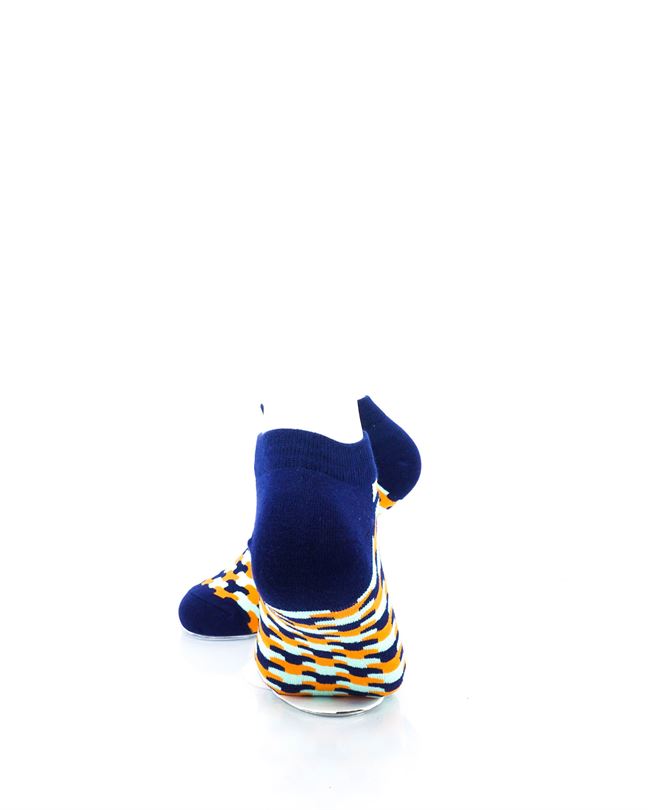 cooldesocks neo army blue ankle socks rear view image