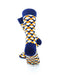 cooldesocks neo army blue crew socks rear view image