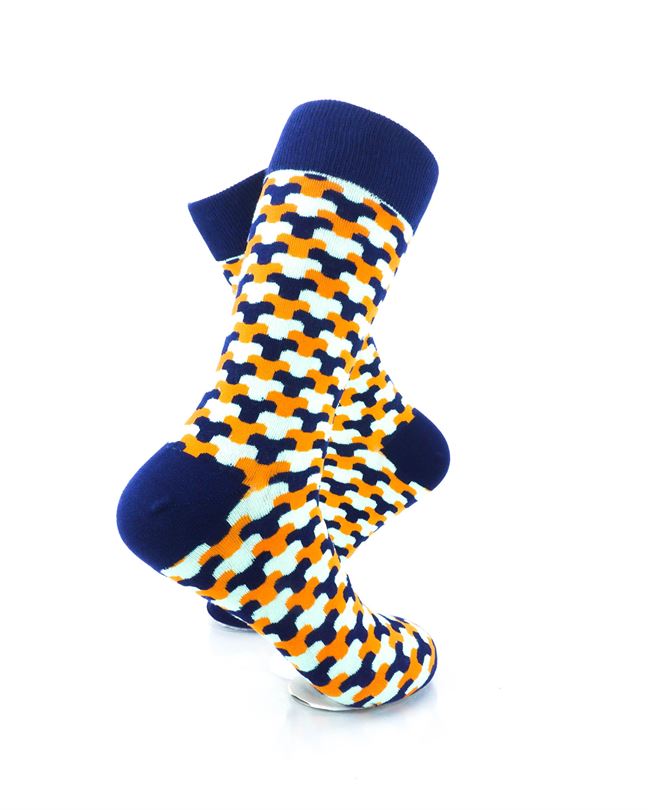 cooldesocks neo army blue crew socks right view image