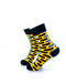 cooldesocks neon brick wall quarter socks left view image