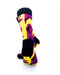 cooldesocks neon bull crew socks rear view image