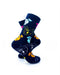 cooldesocks neon dog blue crew socks right view image