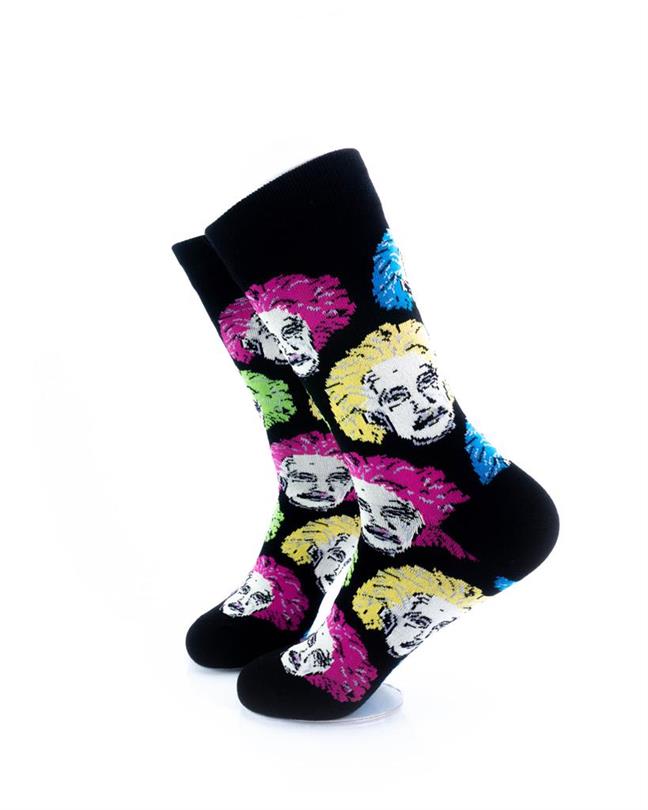 cooldesocks neon einstein crew socks left view image