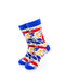 cooldesocks ocean fishes crew socks front view image