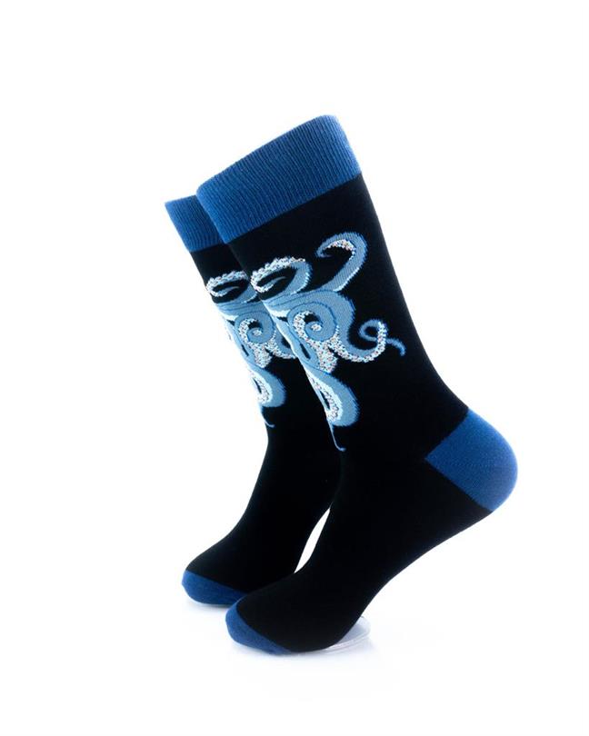 cooldesocks octopus crew socks left view image