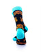 cooldesocks octopus print crew socks rear view image