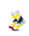 cooldesocks old school checkered quarter socks left view image