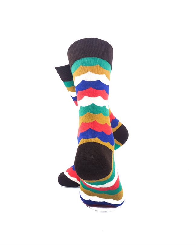 cooldesocks old school lace crew socks rear view image