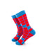 cooldesocks old school red button crew socks left view image