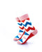 cooldesocks old school zig zag quarter socks left view image