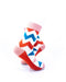 cooldesocks old school zig zag quarter socks right view image