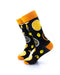 cooldesocks orange crew socks left view image