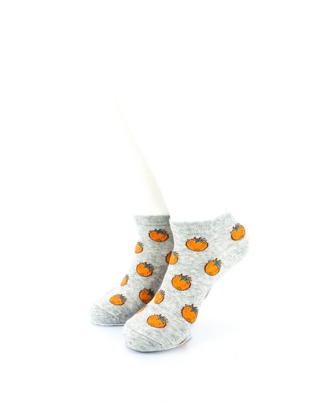 cooldesocks orange tomatoes liner socks front view image