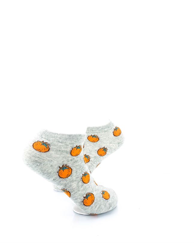 cooldesocks orange tomatoes liner socks right view image