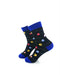 cooldesocks pac man neo quarter socks left view image
