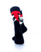 cooldesocks panda eating bamboo crew socks rear view image