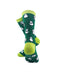 cooldesocks panda green crew socks rear view image