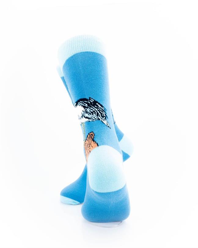 cooldesocks pelican crew socks rear view image