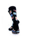 cooldesocks philately black crew socks rear view image