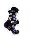 cooldesocks philately black crew socks right view image