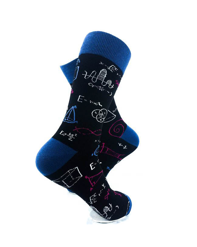 cooldesocks physics formulas crew socks right view image