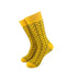 cooldesocks pineapple skin crew socks front view image
