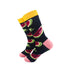 cooldesocks pineapple watermelon crew socks left view image