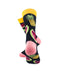 cooldesocks pineapple watermelon crew socks rear view image