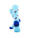cooldesocks pink flamingos baby blue crew socks rear view image