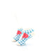 cooldesocks pink flamingos checkered liner socks left view image
