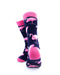 cooldesocks pink flamingos crew socks rear view image