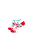 cooldesocks pink flamingos dotted liner socks left view image