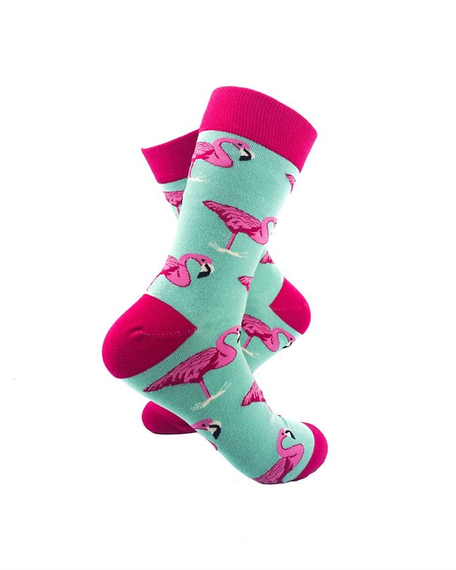 Pink Flamingos Green
