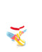 cooldesocks pink flamingos peek liner socks right view image