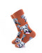 cooldesocks pitbull terrier crew socks left view image