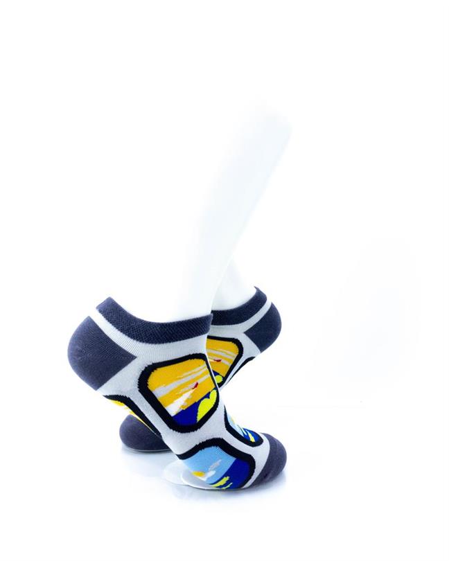cooldesocks plane windows ankle socks right view image